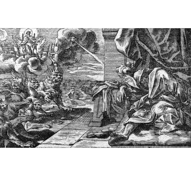 Daniel Images - Daniel's Vision (engraving)