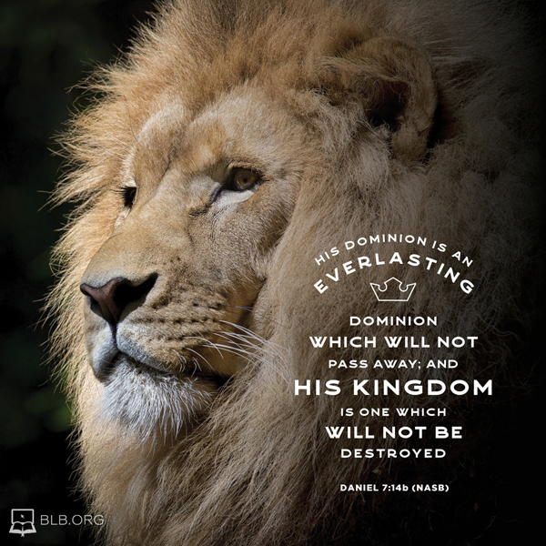 Daniel Images - Daniel 7:14 (NASB95)