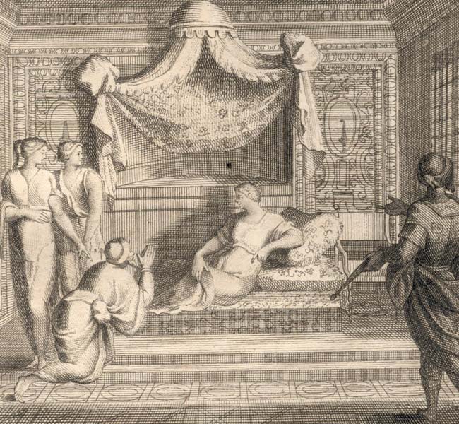 Esther Images - Haman Pleads for His Life