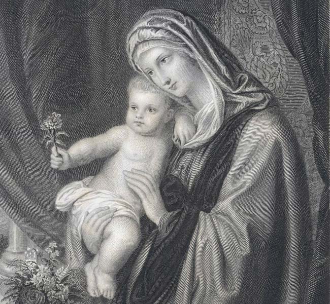 Isaiah Images - Christ and the Virgin