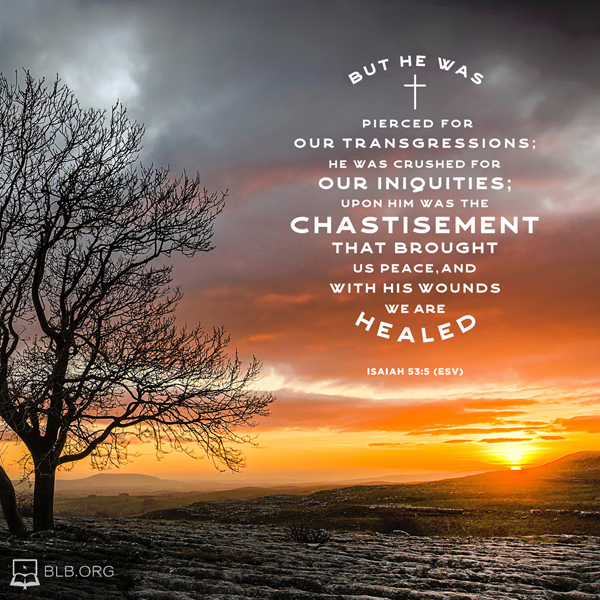 Isaiah Images - Isaiah 53:5 ESV