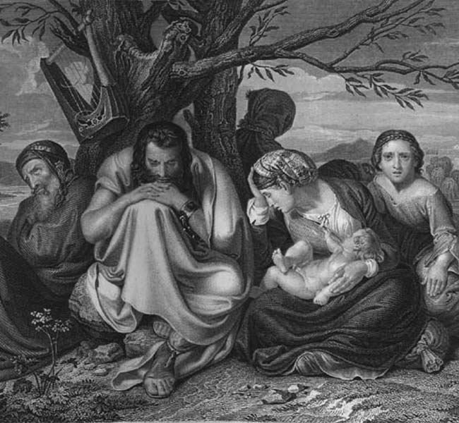Isaiah Images - Captive Israelites engraving