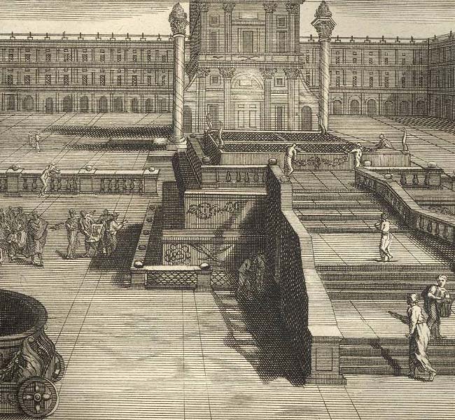 Jeremiah Images - Columns of Bronze, Altar and Laver of the Temple of Solomon