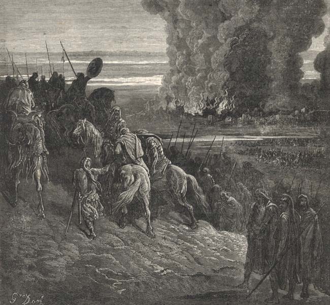 Joshua Committing the Town of Ai to the Flames