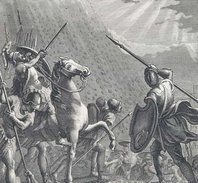 The Lord Casts down Great Stones