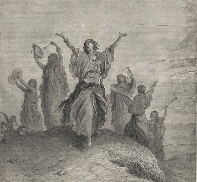 Judges Images - Jephath's Daughter Coming to Meet Her Father
