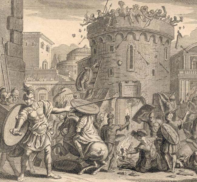 Judges Images - A Piece of a Millstone Kills Abimelech