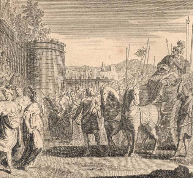 Judges Images - Jephthah's Daughter Comes to Meets Him