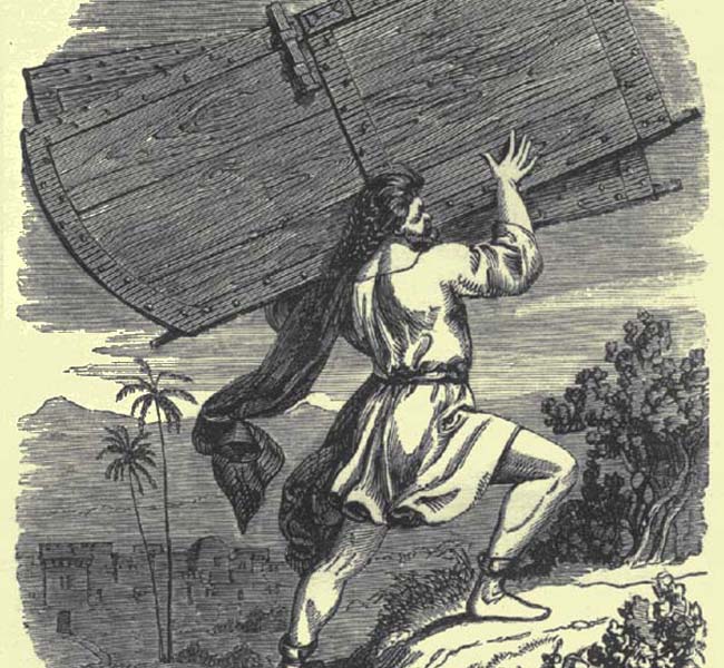 Judges Images - Samson Carrying Away the Gates of Gaza