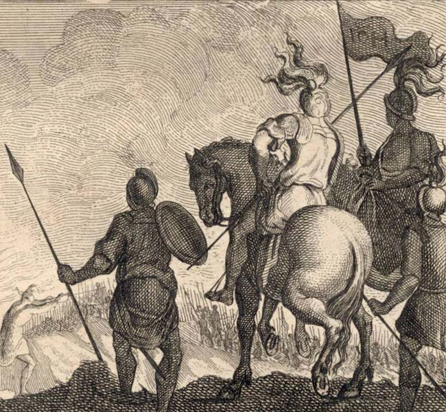 Judges Images - Abimelech Sets Fire to the Tower of Shechem