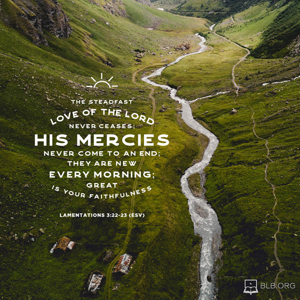 Lamentations Images - Lamentations 3:22-23 (ESV)