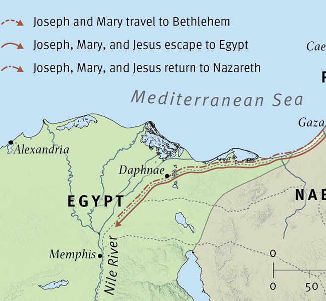 Luke Images - Jesus' Birth and Flight to Egypt