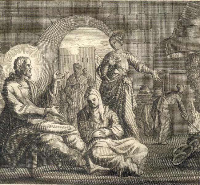 Luke Images - Jesus with Martha and Mary