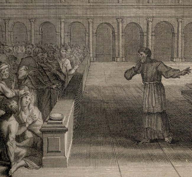 Luke Images - Zechariah Makes It Known to the People That He Saw a Vision