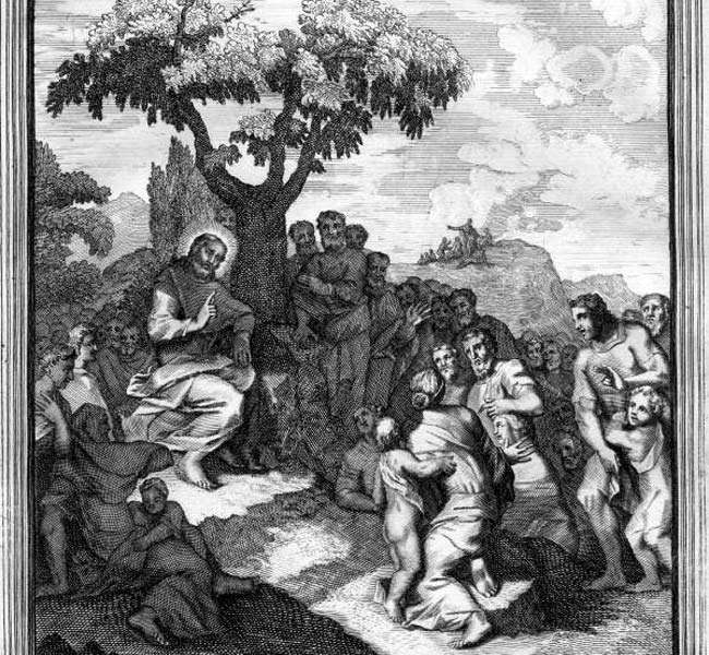 Luke Images - Jesus Teaches the Multitudes (engraving)