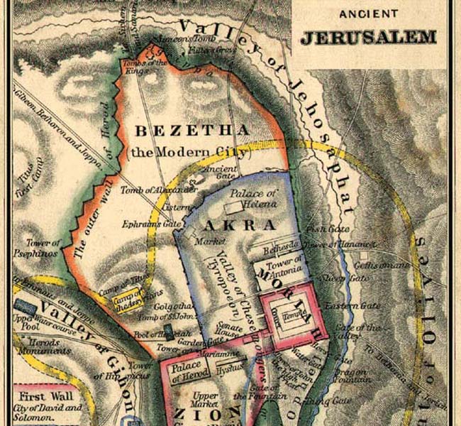 Mark Images - Ancient Jerusalem (map)