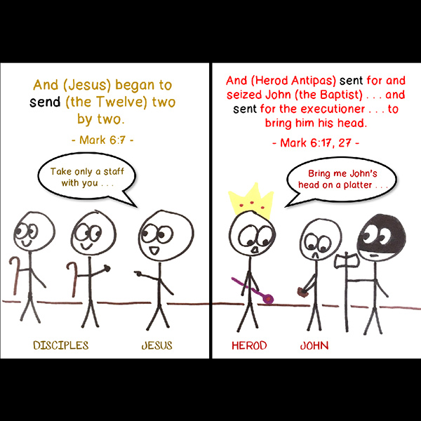 Mark Images - Jesus Sending & Herod Sending