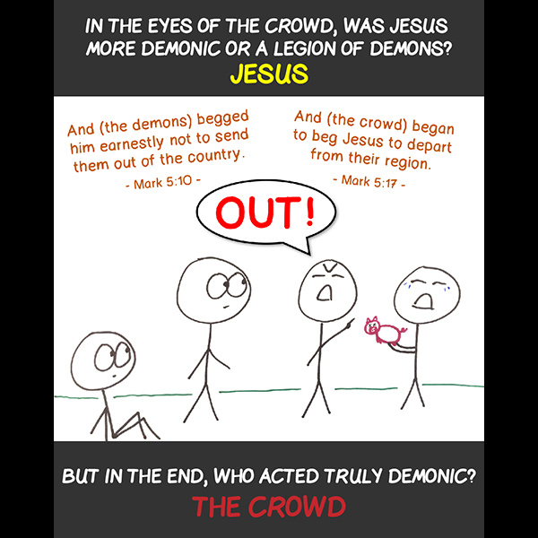 Mark Images - Eyes of the Crowd on Christ