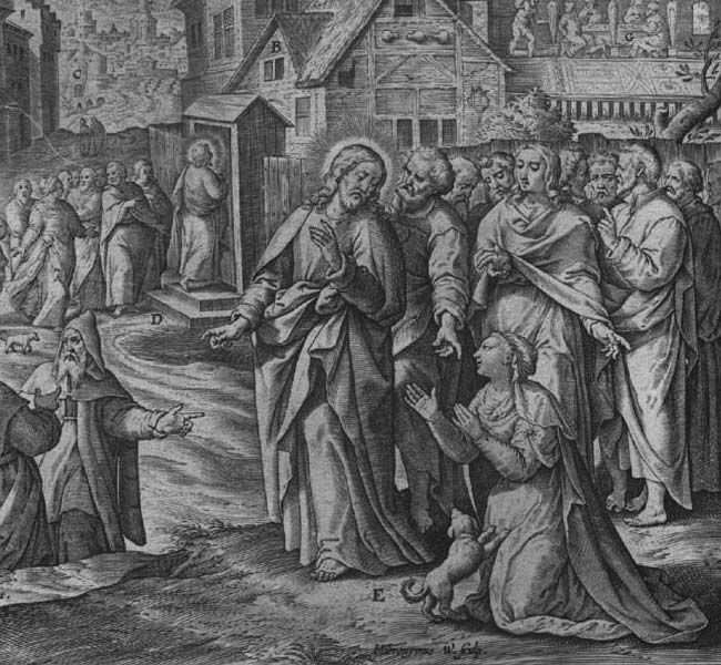Matthew Images - Healing Demoniac Daughter engraving