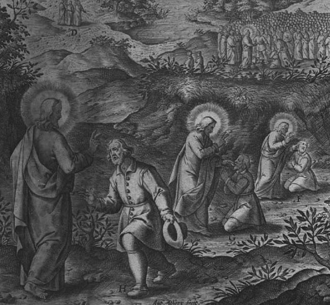Matthew Images - Deaf Man Hears engraving