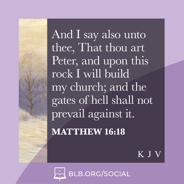 Matthew Images - Matthew 16:18 KJV