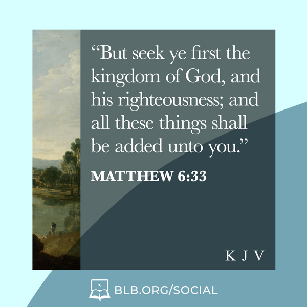 Matthew Images - Matthew 6:33 KJV