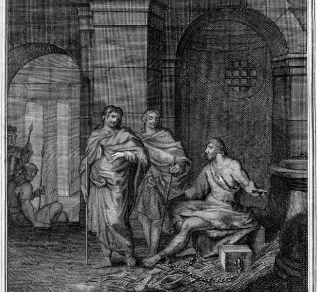 Matthew Images - John the Baptist Asks engraving