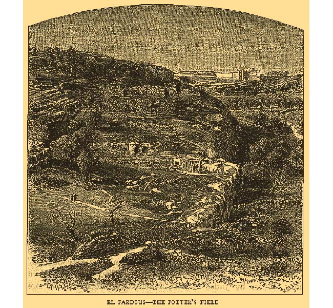 Matthew Images - Potter's Field engraving