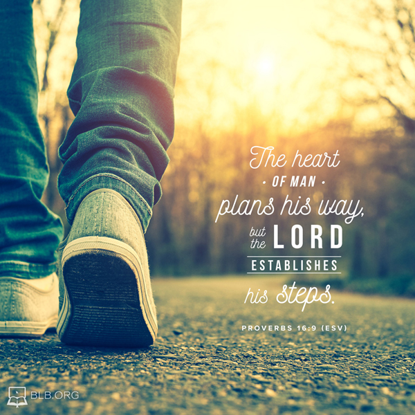 Proverbs Images - Proverbs 16:9 ESV