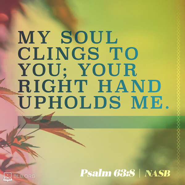 Psalms Images - Psalm 63:8 (NASB95)