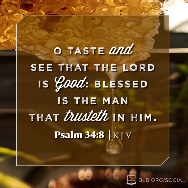Psalms Images - Psalm 34:8 (KJV)