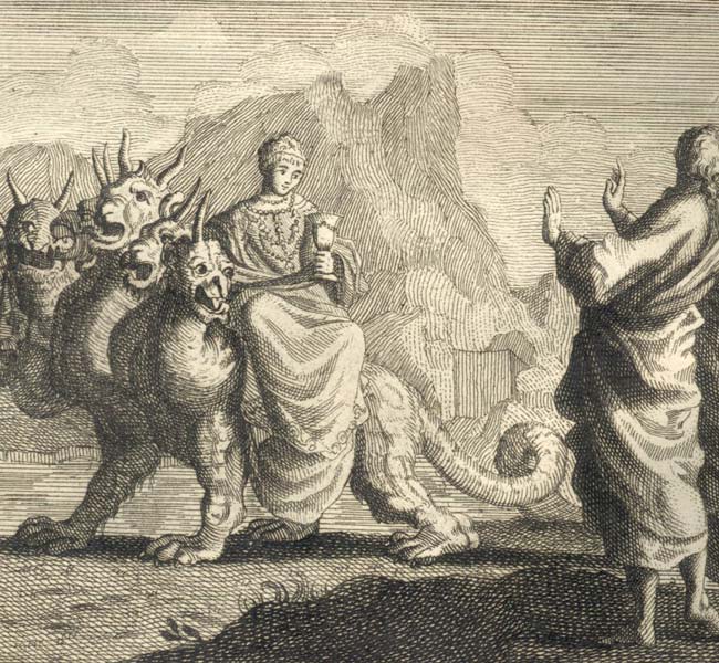 Revelation Images - A Woman upon a Scarlet Beast