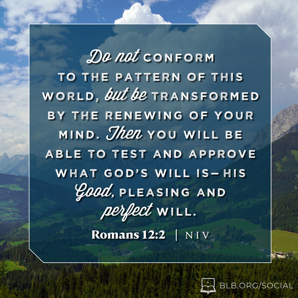 Romans Images - Romans 12:2 (NIV)