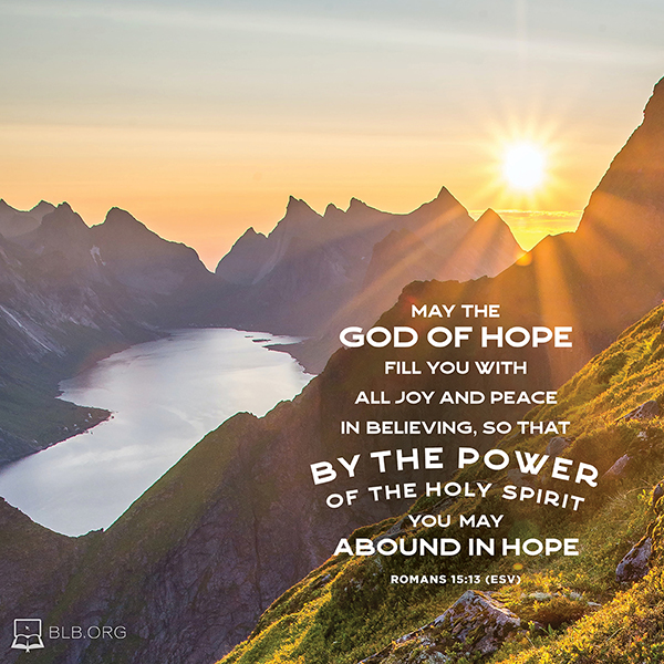 Romans Images - Romans 15:13 (ESV)