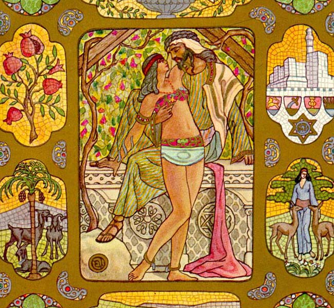 Song of Songs Images - Behold thou art fair, my love...color plate