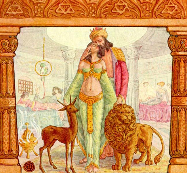 Song of Songs Images - Let him kiss me...color plate