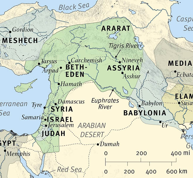 Zephaniah Images - The Near East at the Time of Zephaniah