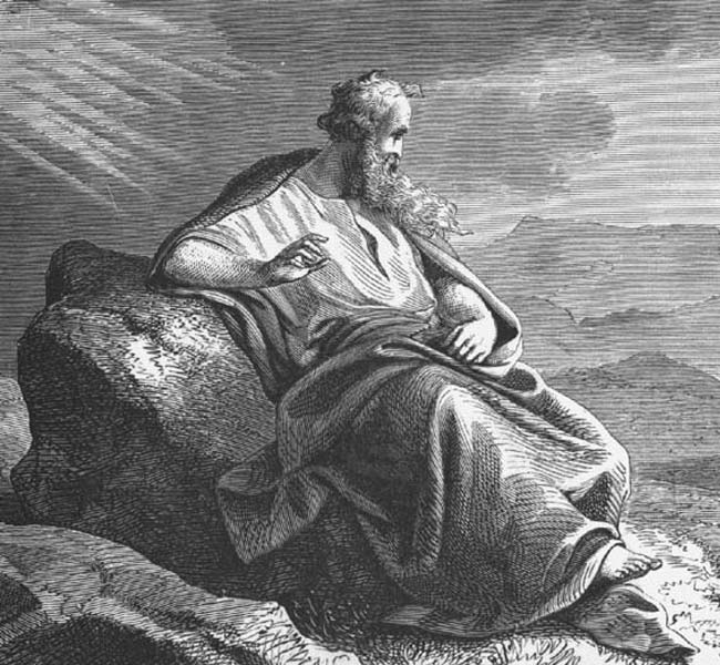 Deuteronomy Images - Moses on Mount Pisgah (engraving)