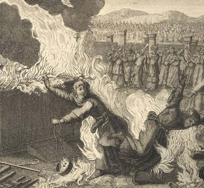 Leviticus Images - Nadab and Abihu Devoured by Fire