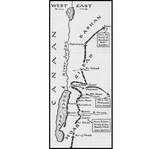 Numbers Images - East of the Jordan