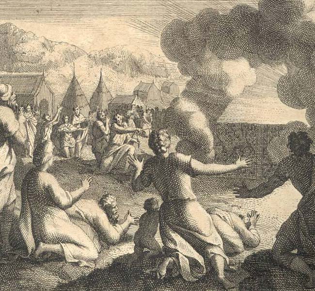 Numbers Images - The Column of Cloud Covering the Tabernacle