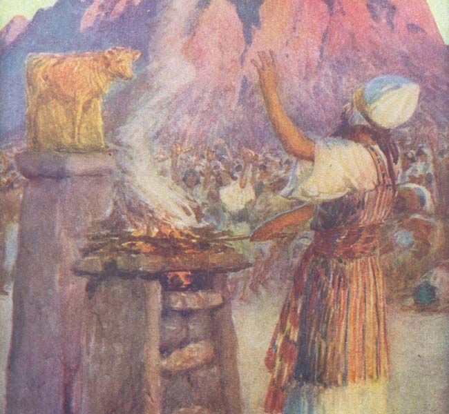 Exodus Images - The People of Israel Bowing before the Golden Calf