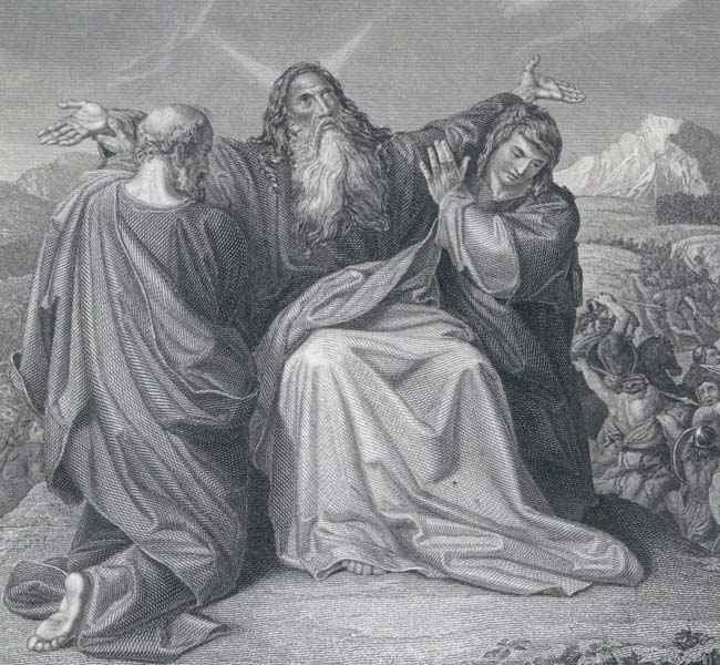 Exodus Images - The Holding up of the Hands of Moses