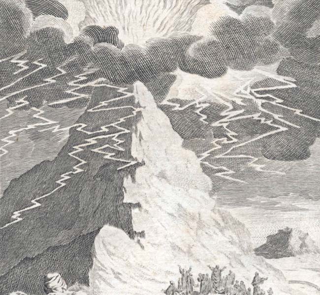 Exodus Images - Awful Appearance of Mount Sinai Previous to the Deliverance of the Law.