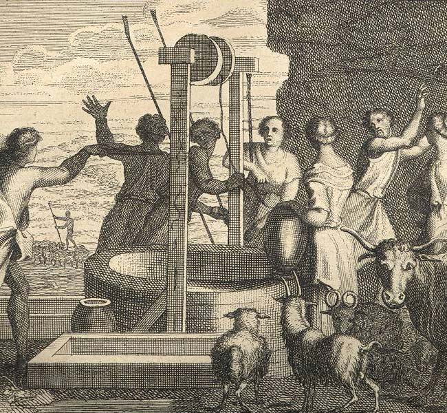Exodus Images - Moses Defends the Daughters of the Priest of Midian
