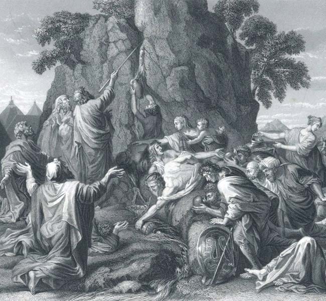 Exodus Images - Moses Striking the Rock #1