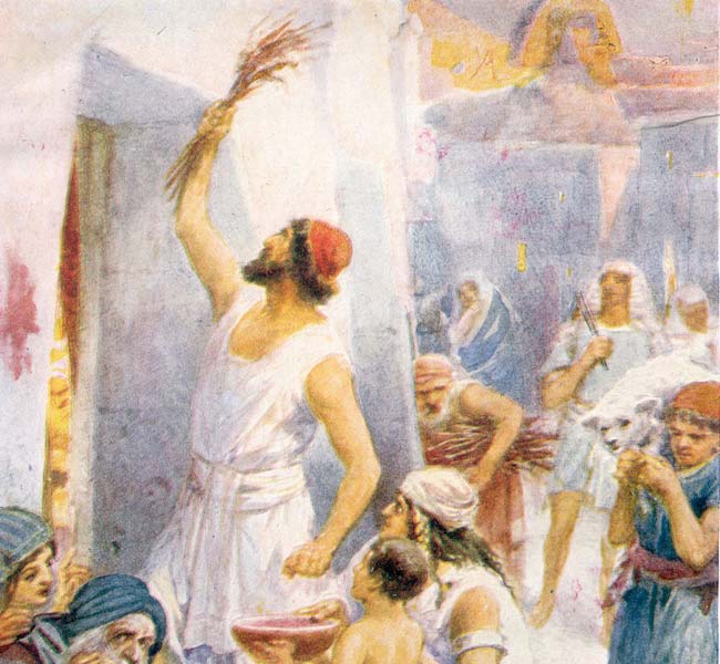 Exodus Images - Israelites Putting Blood on the Doorposts