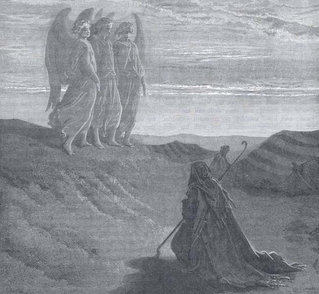 Genesis Images - Abraham and the Three Angels #1
