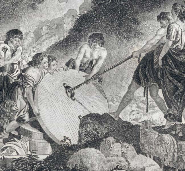 Genesis Images - Jacob Rolled the Stone from the Well's Mouth