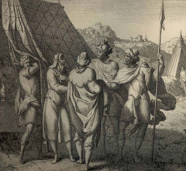 Genesis Images - Abimelech and Isaac Make a Covenant